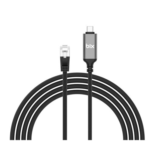 Type-C to RJ45 Ethernet Dönüştürücü 1000Mbps Gigabit Thunderbolt 5 CAT6 Kablo 1 Metre