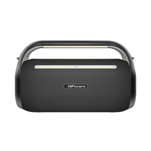 MusicBox 100 Kablosuz Karaoke Hoparlör 70W Çift Mikrofon Bluetooth 5.0 Siyah