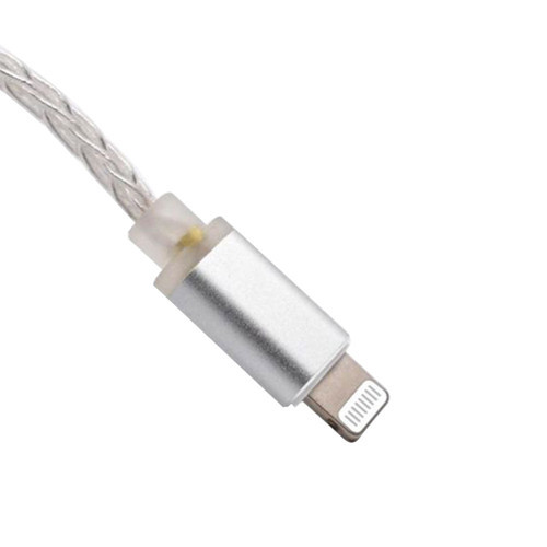 Lightning B Tipi Kulaklık Kablosu Gümüş
