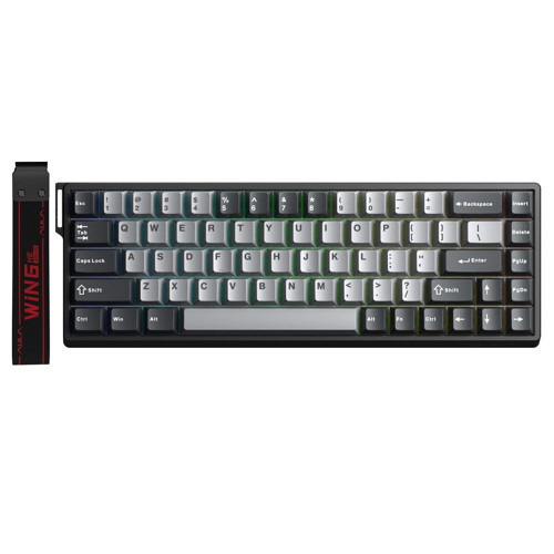 Win68 He Pro Manyetik Klavye Rapid Trigger Xingyi Switch 8000Hz RGB TKL Hot Swap Oyuncu Klavyesi Gri