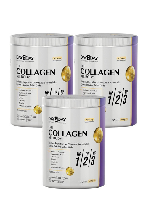 The Collagen All Body Toz 300 gr x 3 Adet