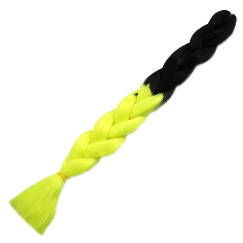 Afrika Örgülük Sen Ombreli 100 Gr. / Siyah / Neon Sarı