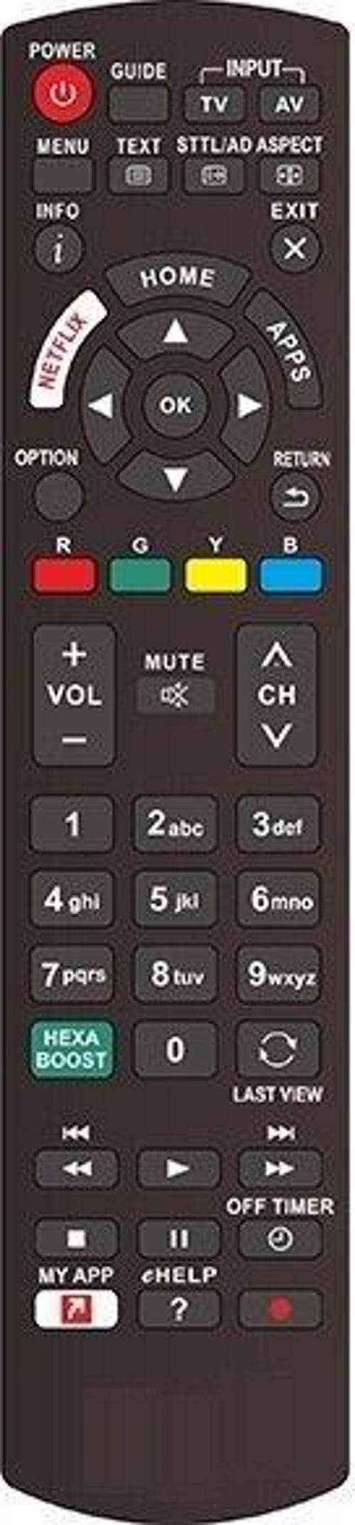 Panasonic EX600 4K Uyumlu Smart Led Tv Kumandası