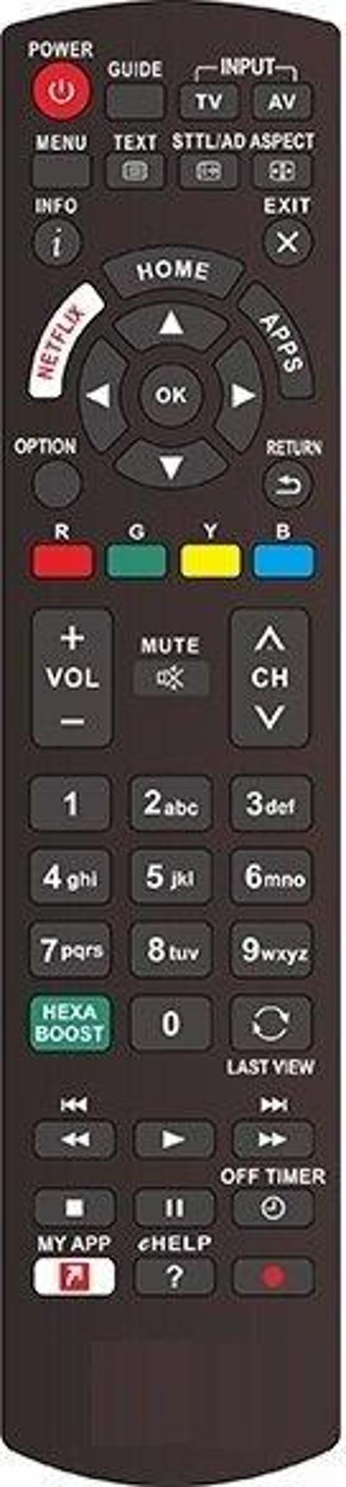 Panasonic N2QAYB001115 Uyumlu Kumanda