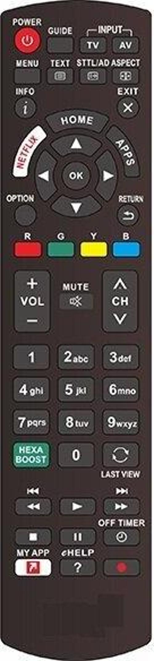 Panasonic TX-43EXW604 Uyumlu Kumanda