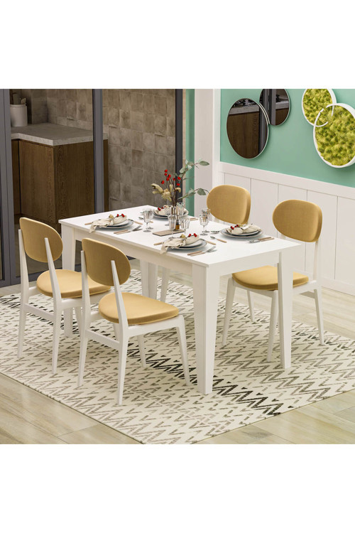 Şimal Yemek Masası 120x72 (Sandalye ve Aksesuarlar Dahil Değildir)