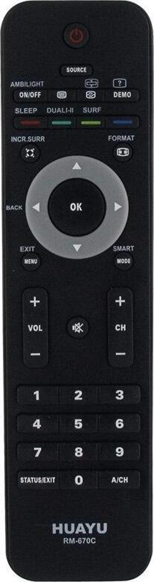 Philips 19HFL3340D/10  Uyumlu Televizyon Kumandası