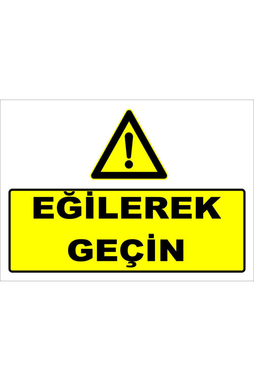 Eğilerek Geçin Levhası Levha Ytr 015 50X70 Cm Galvaniz Saç 0,4 Mm