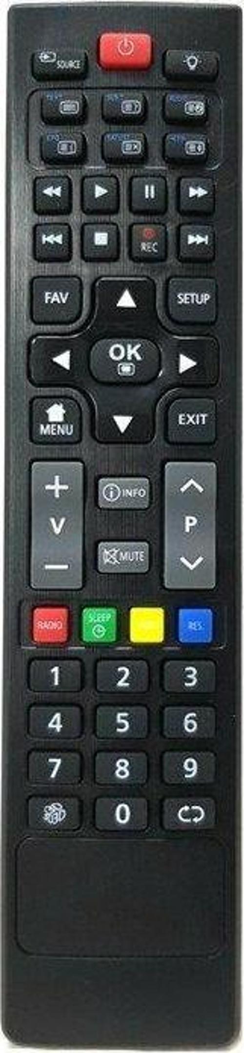 Sheen Uydu Alıcılı Led Televizyon Kumandası