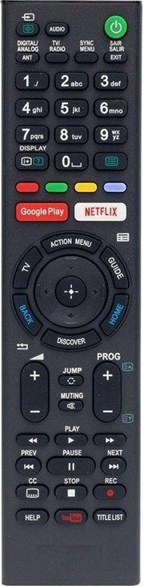 SONY RMF-TX200B 4K Android Led Televizyon Kumandası