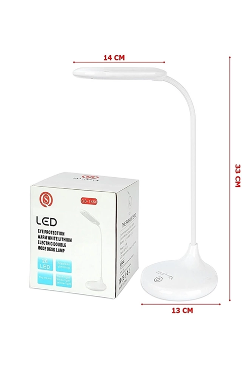 Şarjlı Sarı Beyaz Renk Masa Lambası Wt-005