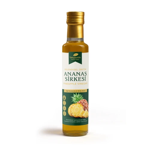 Geleneksel Yöntemle Doğal Fermente & Katkısız Ananas Sirkesi