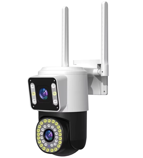 4Mp Yoosee Çift Lens Ip Kamera - Wıfı Otomatik İzleme, Su Geçirmez Kablosuz Güvenlik Ev Kamerası, Re
