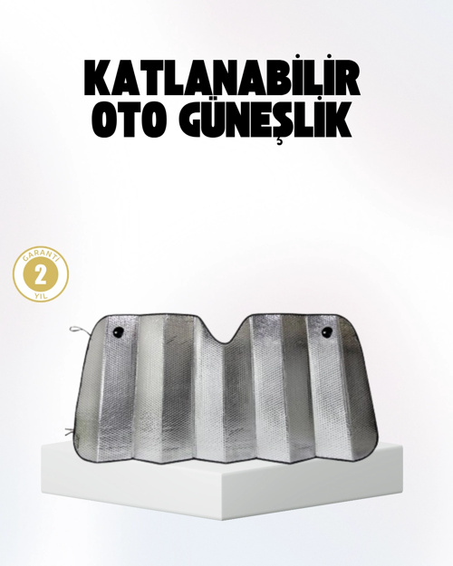 Otomobil Güneşliği – Katlanabilir Tasarım Süngerli Isı Yalıtımı