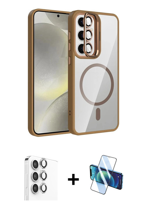 Galaxy S24 FE Kılıf Yadigar Asil Koleksiyonu - Siyah 3D Antistatik Seramik Nano Ekran Koruyucu