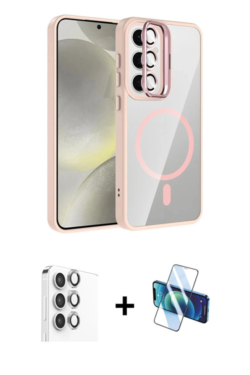 Galaxy S24 FE Kılıf Yadigar Asil Koleksiyonu - Siyah 3D Antistatik Seramik Nano Ekran Koruyucu
