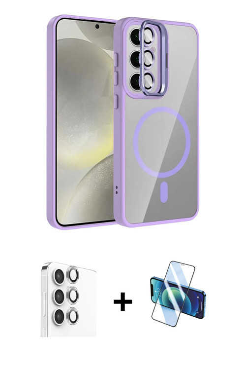 Galaxy S24 FE Kılıf Yadigar Asil Koleksiyonu - Siyah 3D Antistatik Seramik Nano Ekran Koruyucu