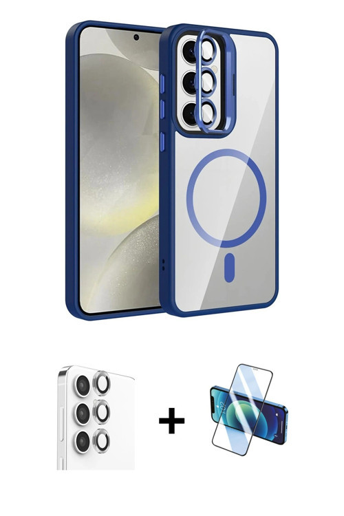 Galaxy S24 FE Kılıf Yadigar Asil Koleksiyonu - Siyah 3D Antistatik Seramik Nano Ekran Koruyucu