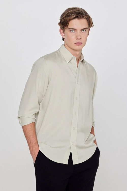 Tencel Regular Fit Erkek Gömlek L2610084299