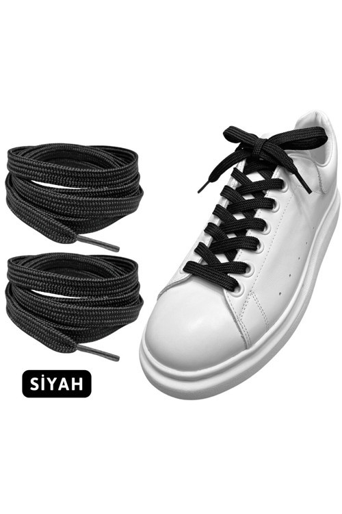 120 cm Yassı Spor Ayakkabı Bağcığı, Sneakers Bağcık, Yassı Ayakkabı Bağcığı 1 Çift