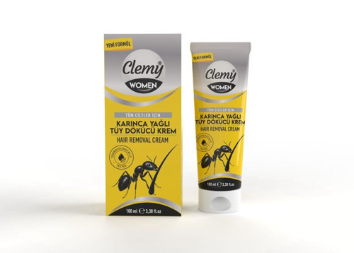 CLEMY 100ML TÜY DÖKÜCÜ KREM BAYAN KARINCA YAĞI