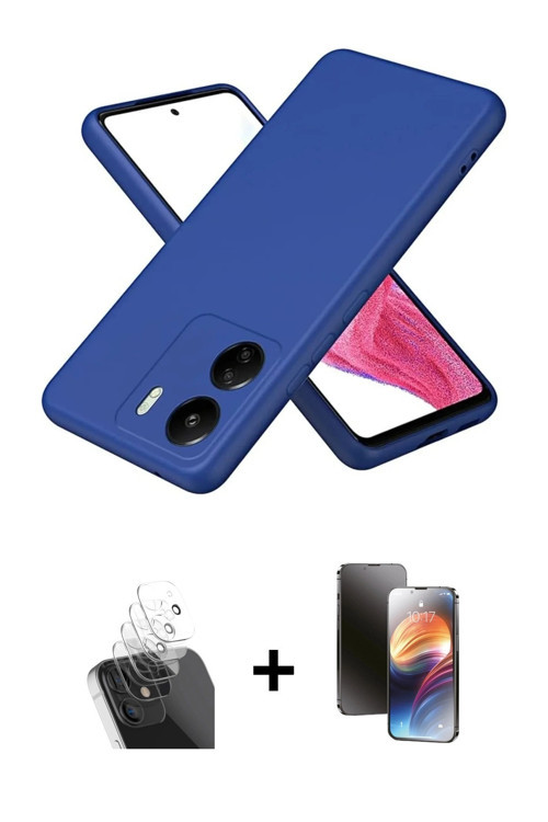 Redmi 13C Kılıf Kozmos Yansıma Özel Seri - Siyah 3D Antistatik Mat Seramik Nano Ekran Koruyucu