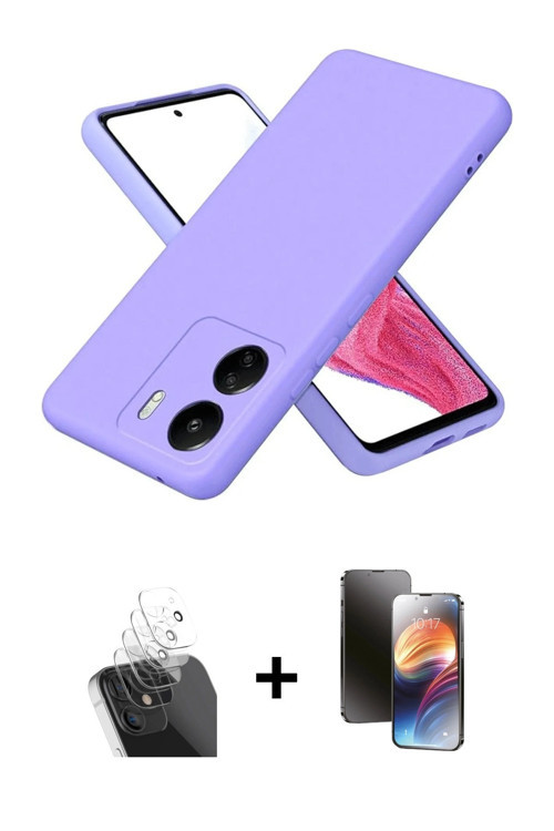 Redmi 13C Kılıf Kozmos Yansıma Özel Seri - Siyah 3D Antistatik Mat Seramik Nano Ekran Koruyucu