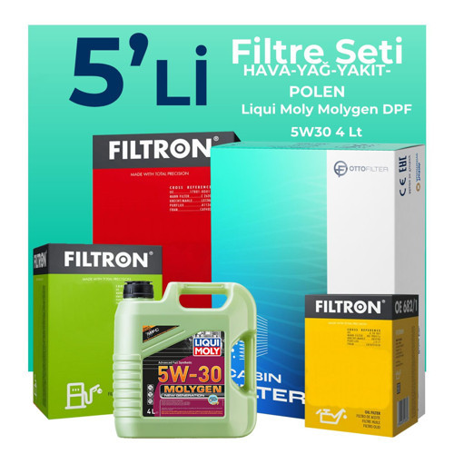 Mitsubishi ASX 1.6 Dizel Filtre Bakım Seti Liqui Moly Motor Yağlı (2015-2018) 5 Li