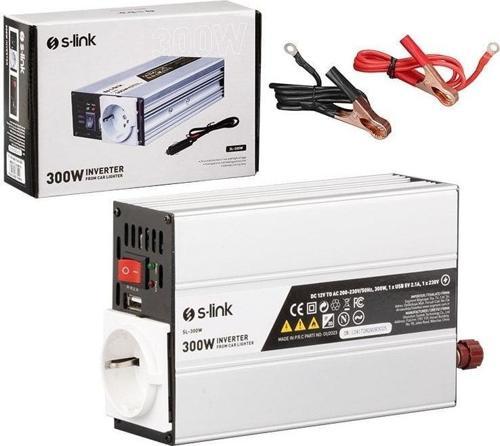 SL-300W 300w Dc12v-Ac230v Çakmaktan Power İnverter