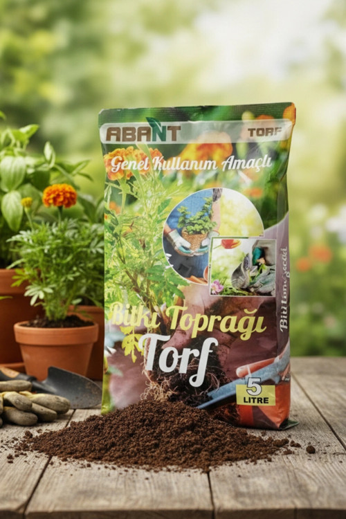 Abant Bitki Yetiştirme Toprağı-Torf 5 Lt