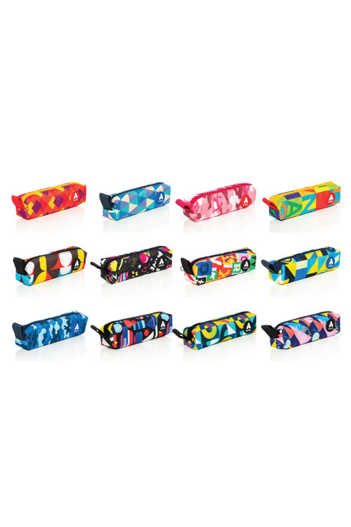 Kalem Çantası,23-1, Corner, Slim, Tek Göz (Karma Renk Gönderilir)