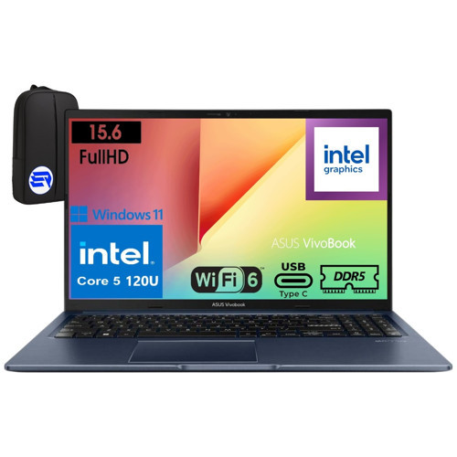Vivobook 15 Intel Core 5-120U 40GB Ram 2tb SSD 15.6" Windows 11 Home X1504VA-BQ4126WEP17 + Elektropasaj Çanta