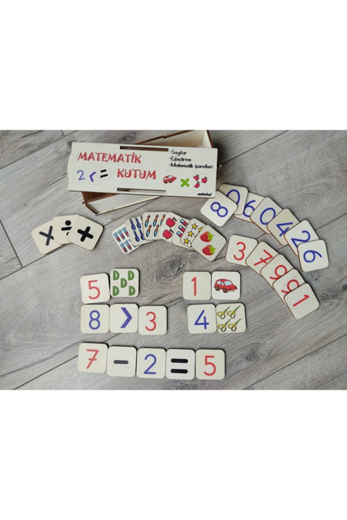 Matematik Kutum 4 Işlem, Sayı Ve Değerleri, Tek Çift Sayılar , Eşleştirme Oyunu 36 Parça