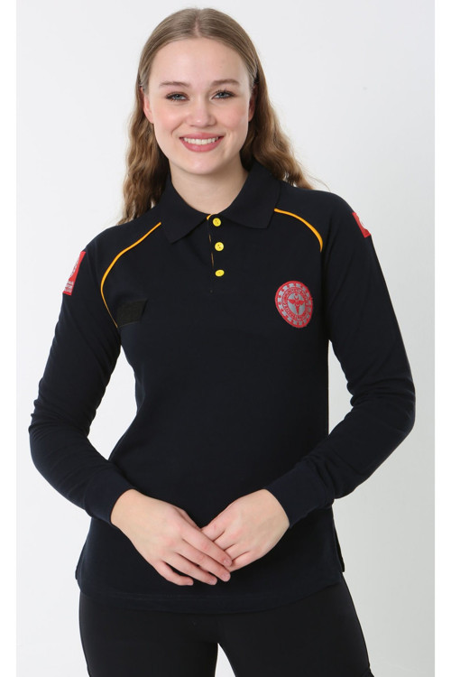 Acil Sağlık Lakost Uzun Kol T-Shirt Lacivert