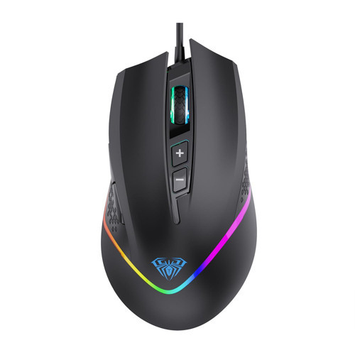 F805 6400DPI RGB 7 Tuşlu Makro Optik Gaming Oyuncu Mouse