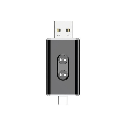 CB02 Kablosuz CarPlay ve Android Auto Type-C / USB Çift Uçlu Kabloludan Kablosuza Çevirici Adaptör