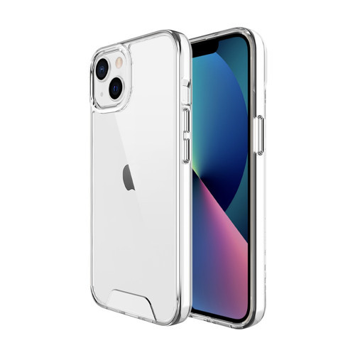 iPhone 14 Plus / 15 Plus Nebula Aqua Transparan Ultra Şeffaf Kılıf Çizilmeye Dayanıklı Tam Kapsamlı Koruma