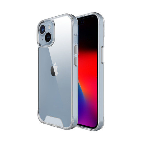 iPhone 15 Nebula Aqua Transparan Ultra Şeffaf Kılıf Çizilmeye Dayanıklı Tam Kapsamlı Koruma
