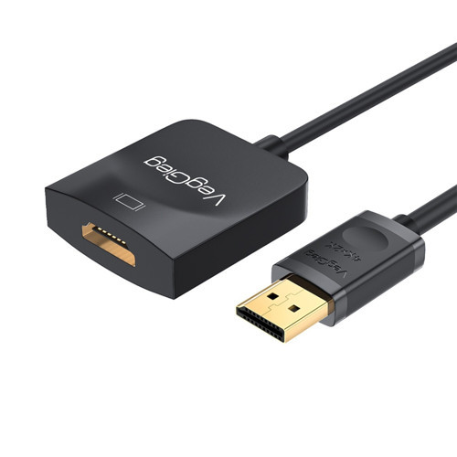 4K 30Hz DisplayPort (DP) Erkek to HDMI Dişi Aktif Çevirici Dönüştürücü Adaptör Kablo