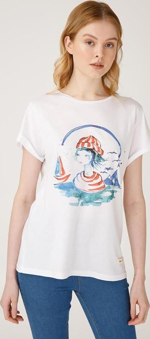 Denizci Kız Kadın T-Shirt