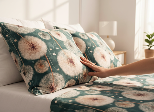 Dijital Baskılı Yastık Kılıfı Seti (2 Adet – 50x70 cm) %100 Pamuk