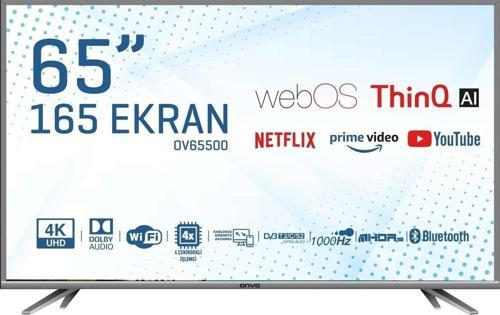 Ov65500 65" 165 Ekran Uydu Alıcılı 4k Ultra Hd Webos Smart Led Tv