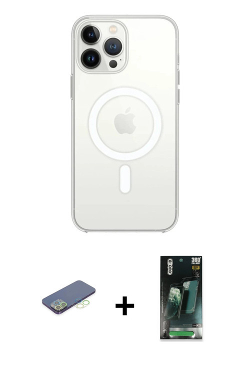 ieg™ iPhone 12 Pro Kılıf Kutup Klasik Serisi - Siyah 360 Mat Full Body Arka Koruyucu + Yeşil Renkli