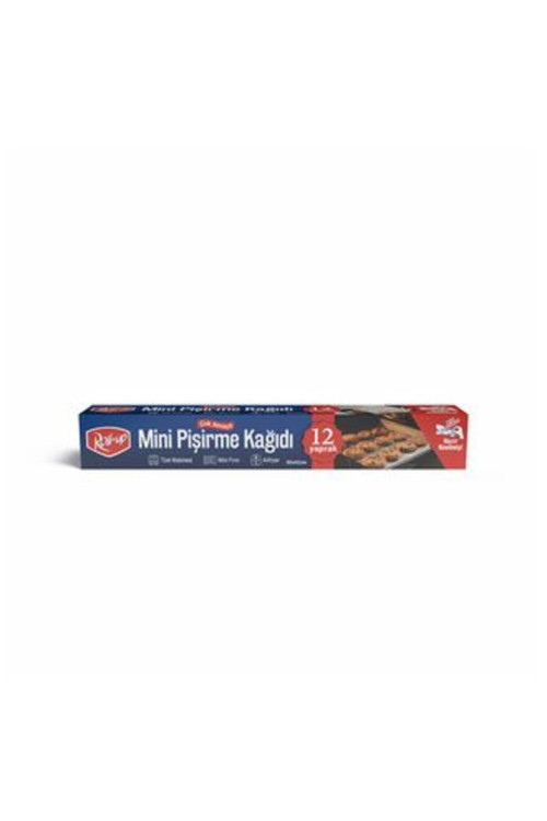 3 Adet Kesilmiş Mini Pişirme Kağıdı 12'Li