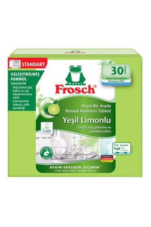 1 Adet Yeşil Limon Bulaşık Makinesi Tablet 30'Lu