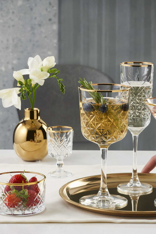 6'lı Timeless Golden Touch Bardak 60 cc