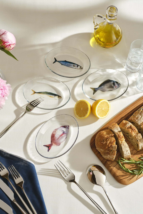 Olta Meze Tabağı Açık Mavi - 1 Adet