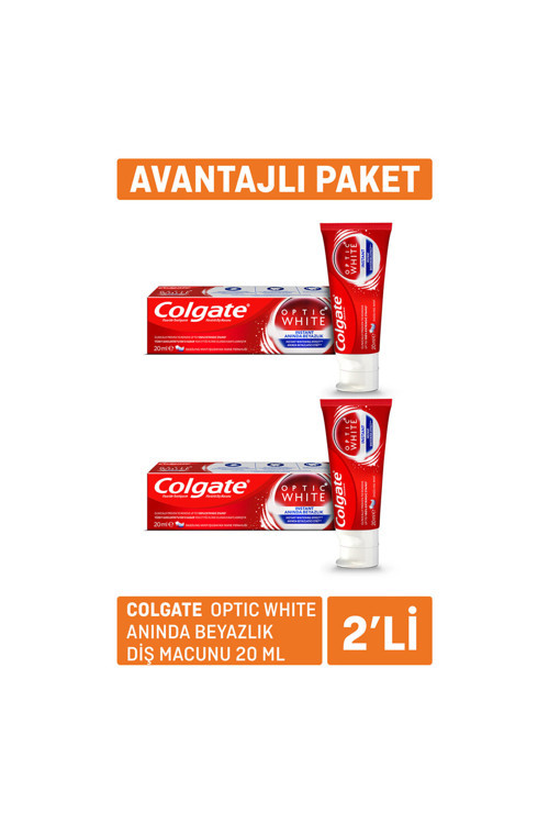 Optic White Anında Beyazlık Diş Macunu 20 Ml * 2 2 Adet