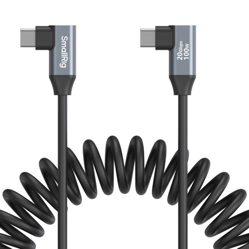 4793 USB-C (Açılı) - USB-C (Açılı) Sarmal Veri Kablosu
