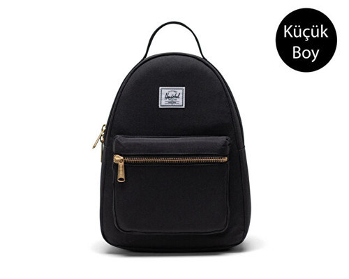 Nova Mini Backpack Sırt Çantası-En: 22 cm, Boy: 31 cm, Derinlik: 11 cm 11395-00001 Siyah